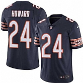 Nike Men & Women & Youth Bears 24 Jordan Howard Navy Blue NFL Color Rush Limited Jersey,baseball caps,new era cap wholesale,wholesale hats